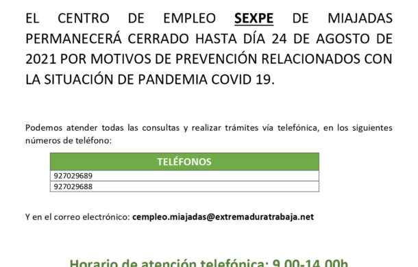 Cierre SEXPE