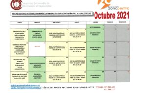Rutas octubre 2021