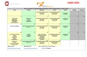 Oficina de Consumo – Calendario mayo 2022.